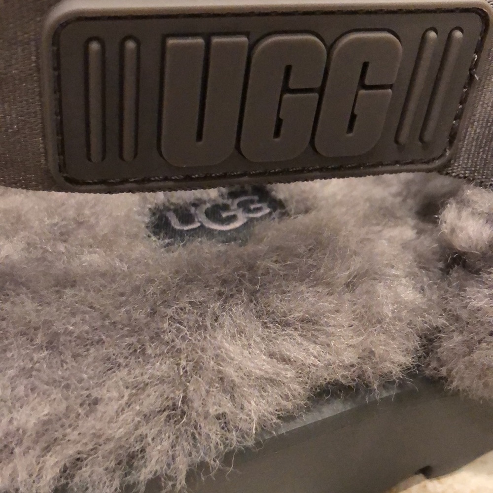 UGG Super Fluff Slippers grey - Picture 10 of 14